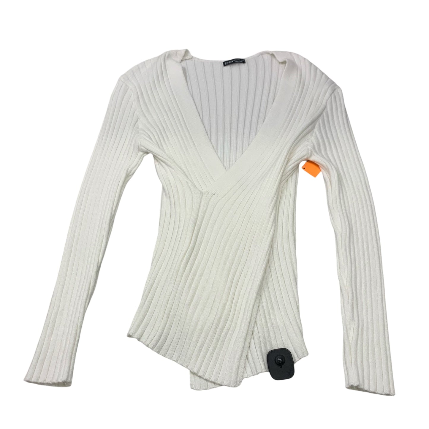 Sweater By Shein In White, Size: L