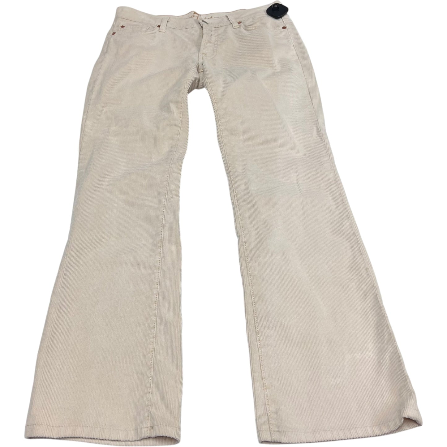 Pants Designer By 7 For All Mankind In Cream, Size: 8