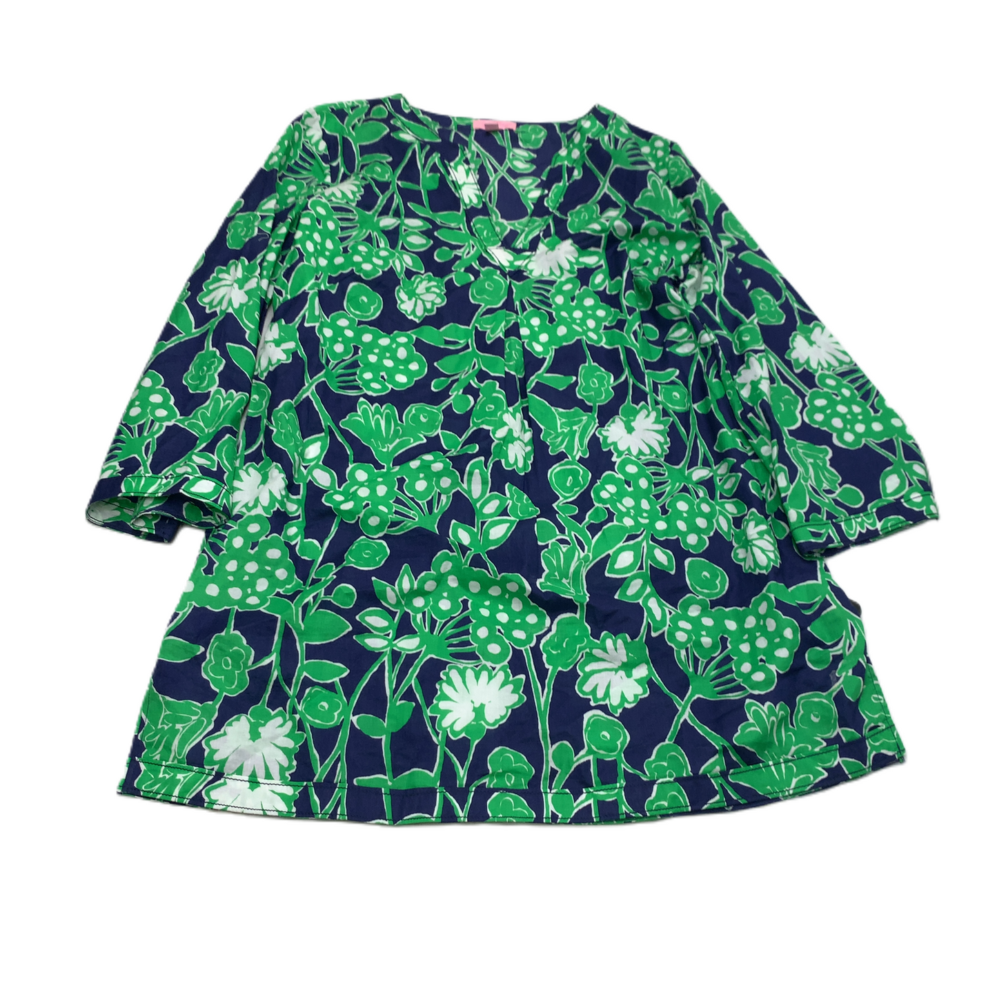 Blue & Green  Top Long Sleeve Designer By Lilly Pulitzer  Size: M