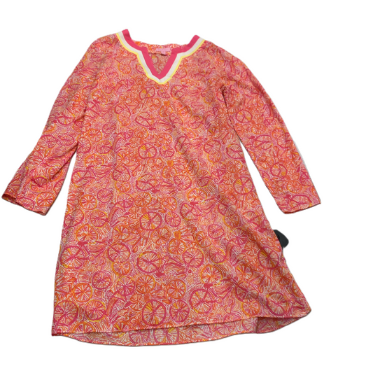 Orange & Pink  Dress Designer By Lilly Pulitzer  Size: M