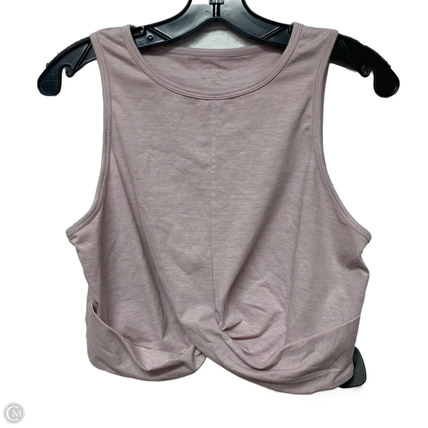 Athletic Tank Top By Calvin Klein In Pink, Size: L