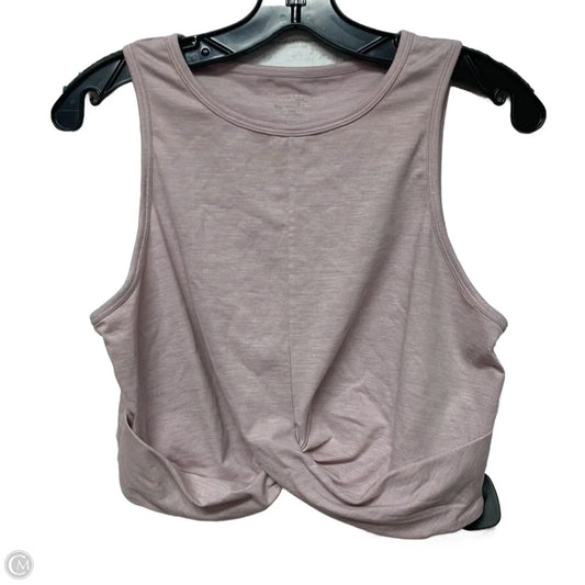 Athletic Tank Top By Calvin Klein In Pink, Size: L