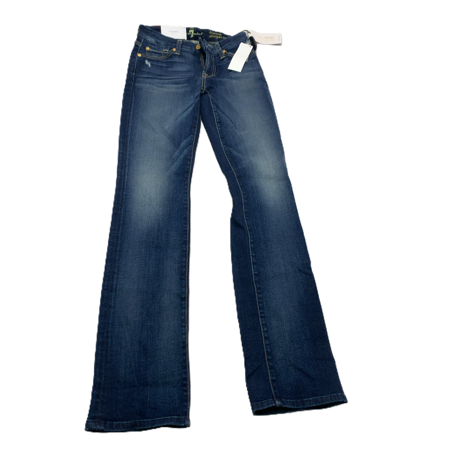 Blue Denim  Jeans Designer By 7 For All Mankind  Size: 0