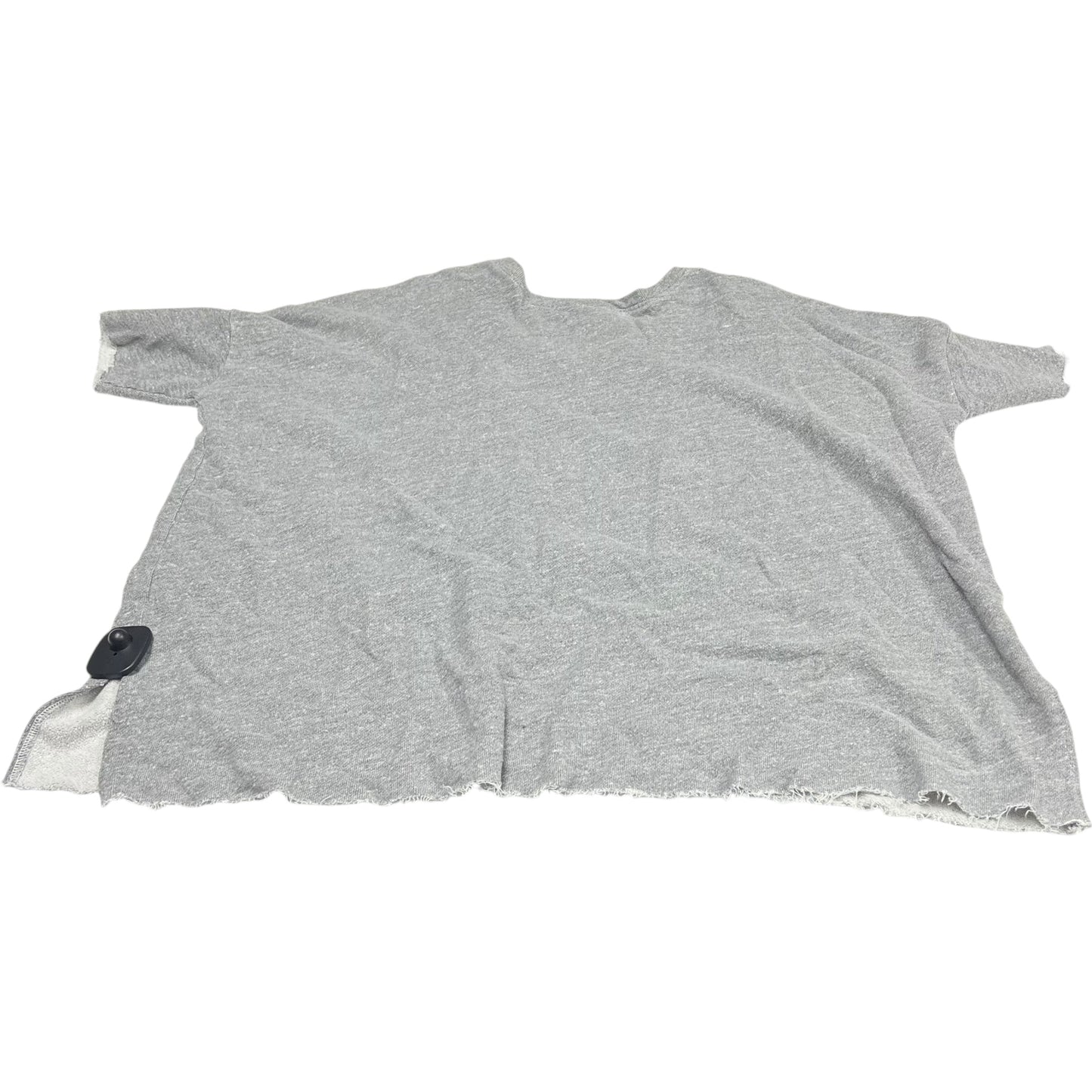 Top Short Sleeve By Truly Madly Deeply In Grey, Size: S