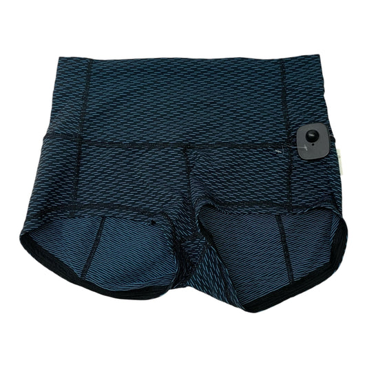 Athletic Shorts By Lululemon In Black & Blue, Size: S