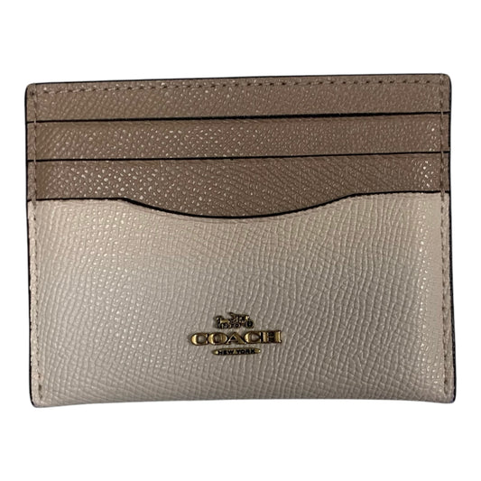 Id/card Holder Designer By Coach, Size: Small