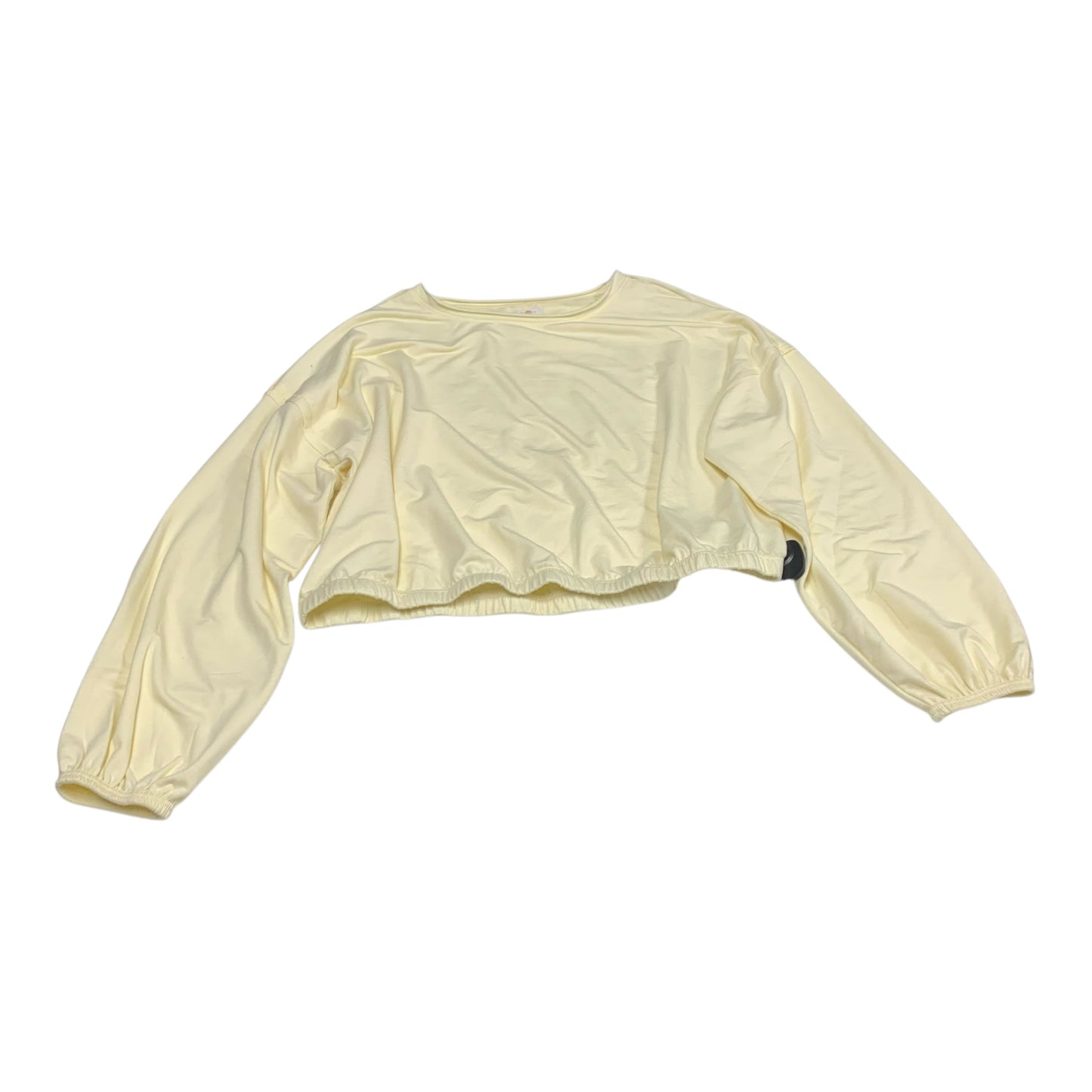 Athletic Top Long Sleeve Crewneck By Clothes Mentor In Yellow, Size: Xl