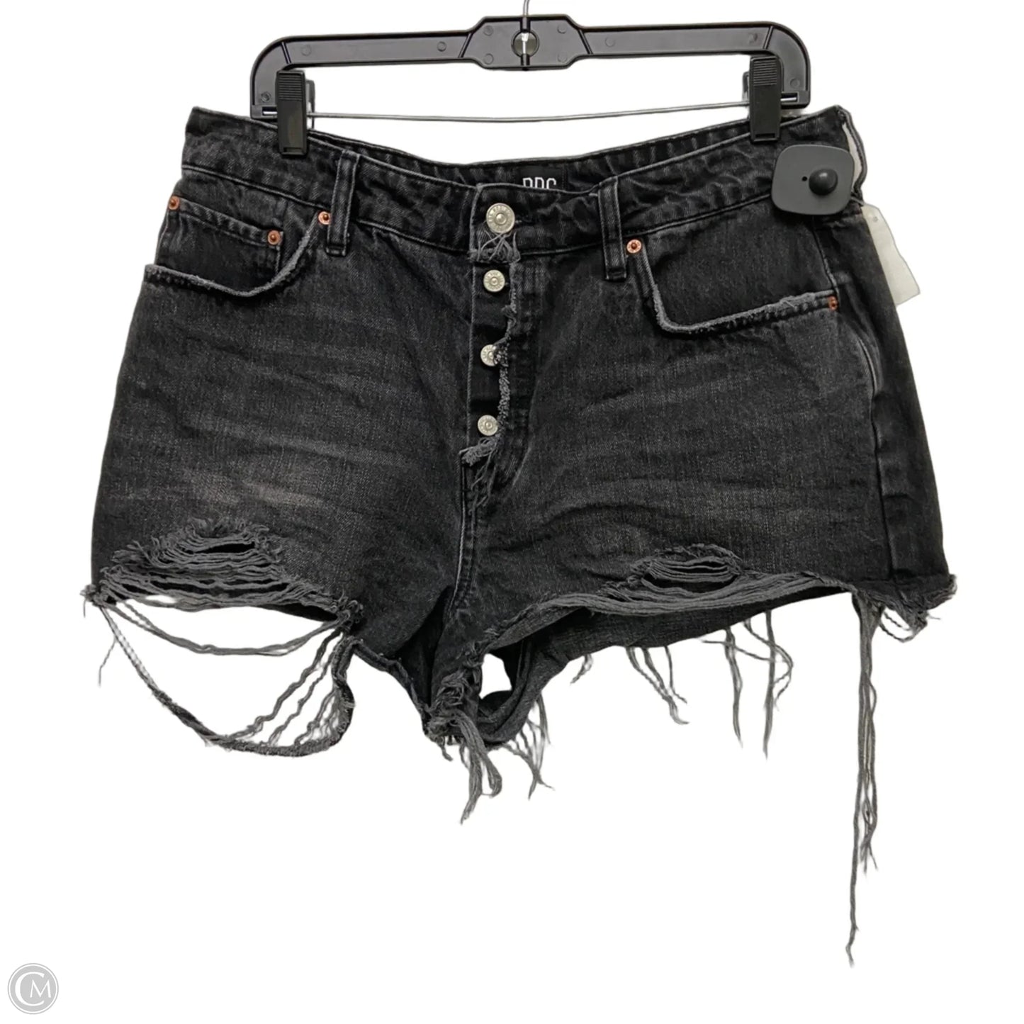 Shorts By Bdg In Black Denim, Size: 14