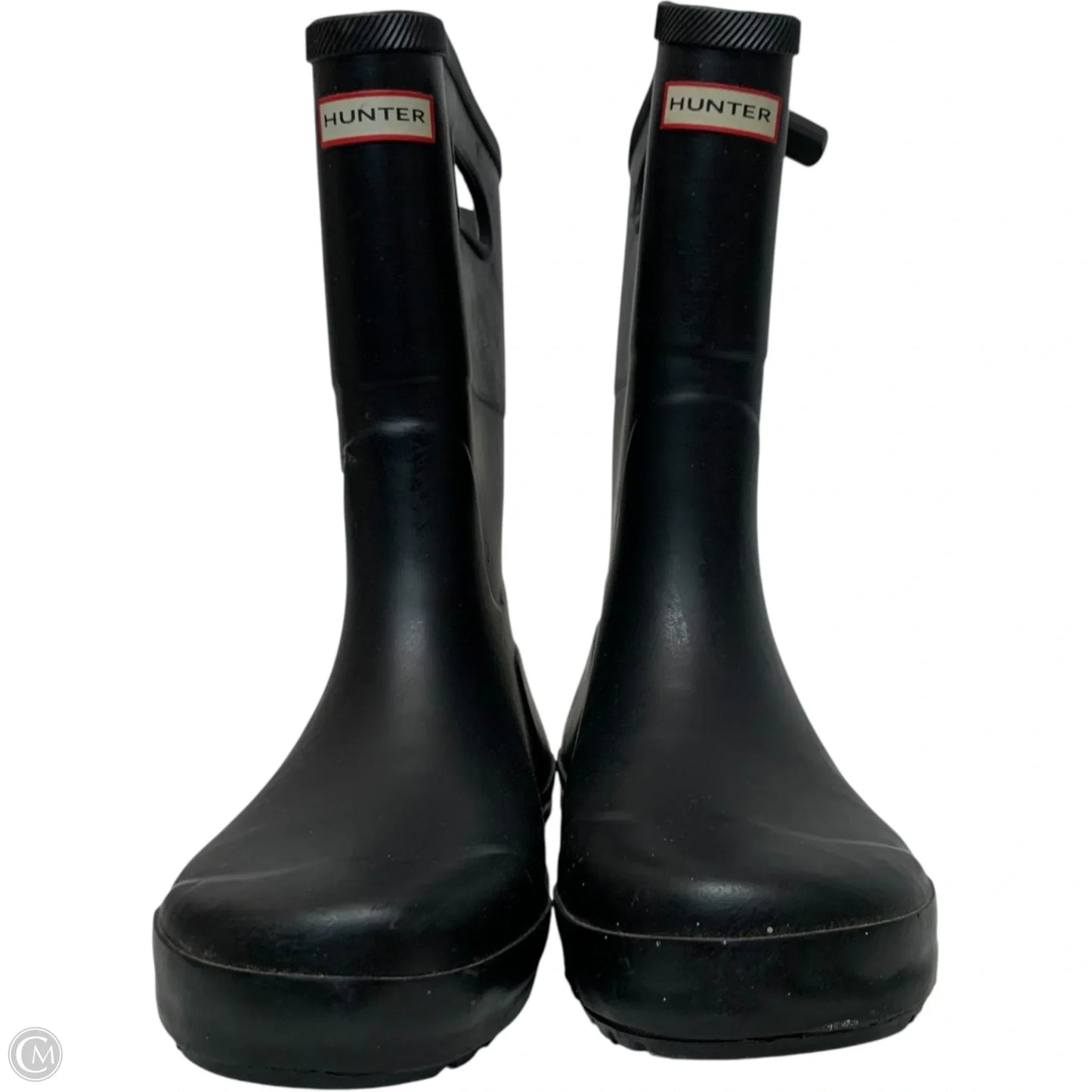 Boots Designer By Hunter In Black, Size: 5