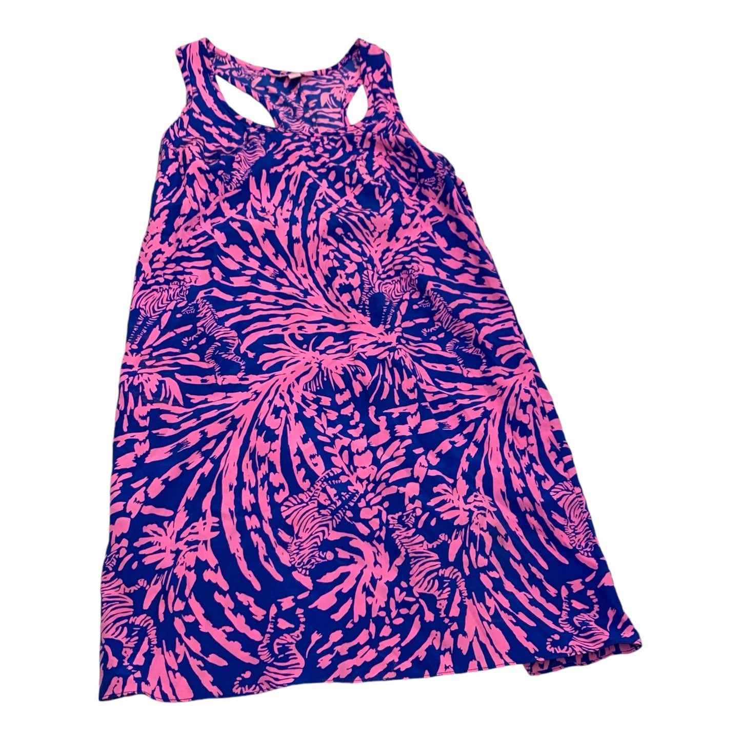 Dress Designer By Lilly Pulitzer In Blue & Pink, Size: Xs