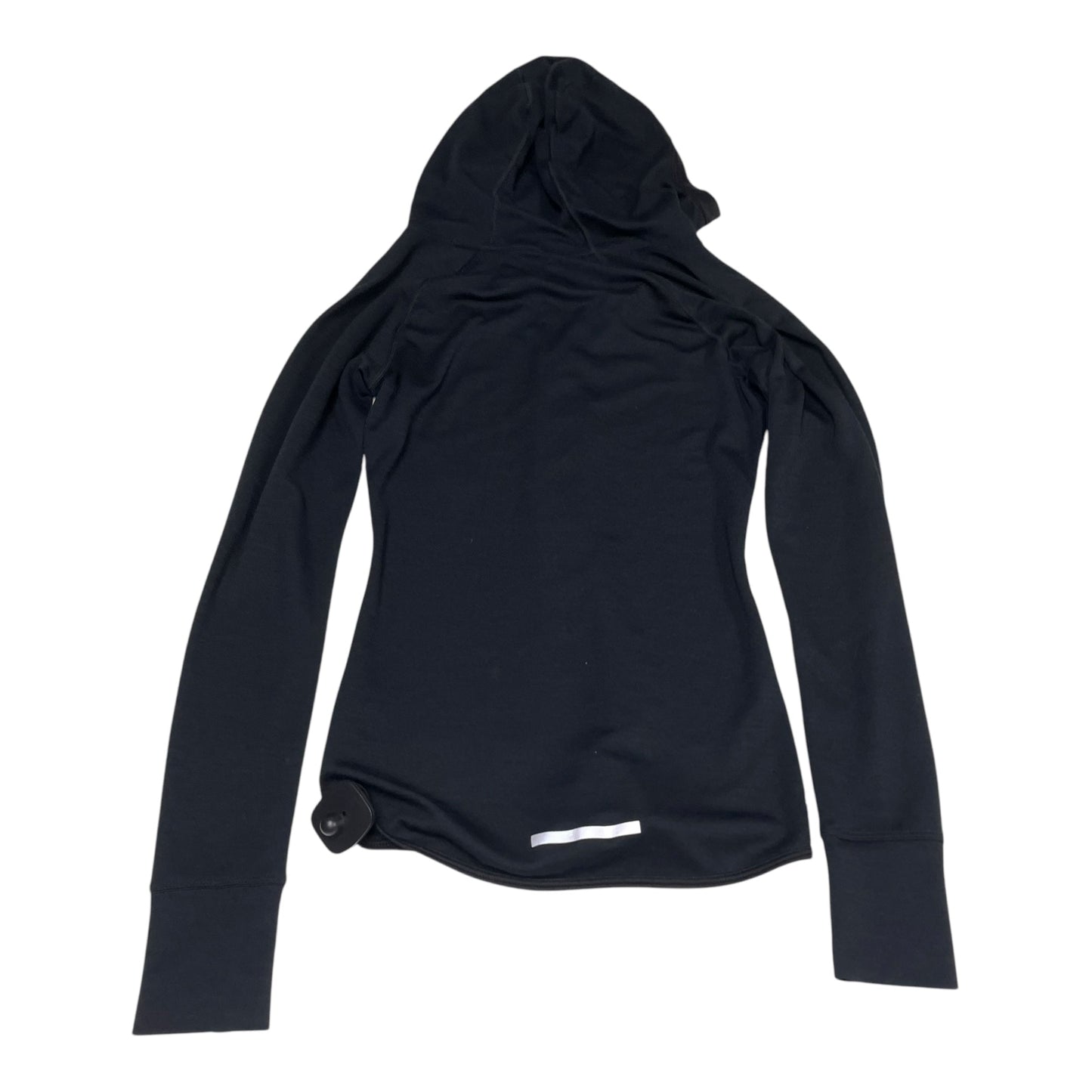 Athletic Top Long Sleeve Hoodie By Nike Apparel In Black, Size: S