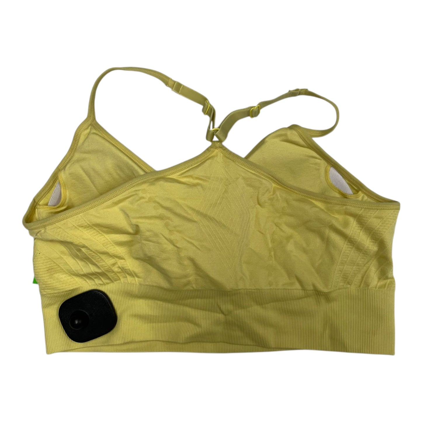 Athletic Bra By Profit Seamless In Yellow, Size: M