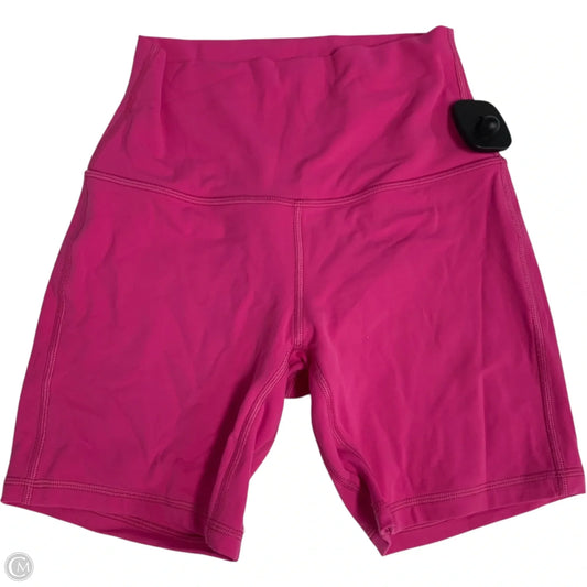 Athletic Shorts By Lululemon In Pink, Size: S