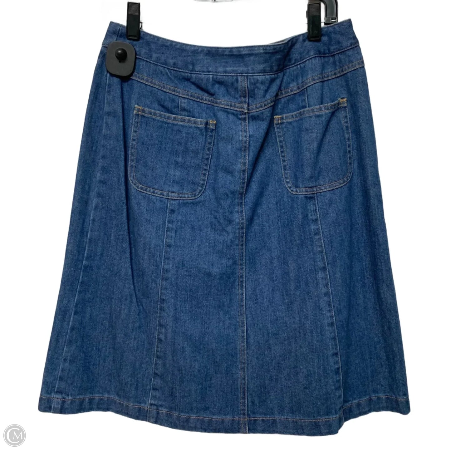 Skirt Mini & Short By Talbots In Blue Denim, Size: 10p