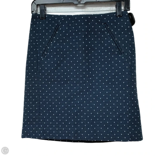 Skirt Mini & Short By Loft In Blue, Size: Xxs