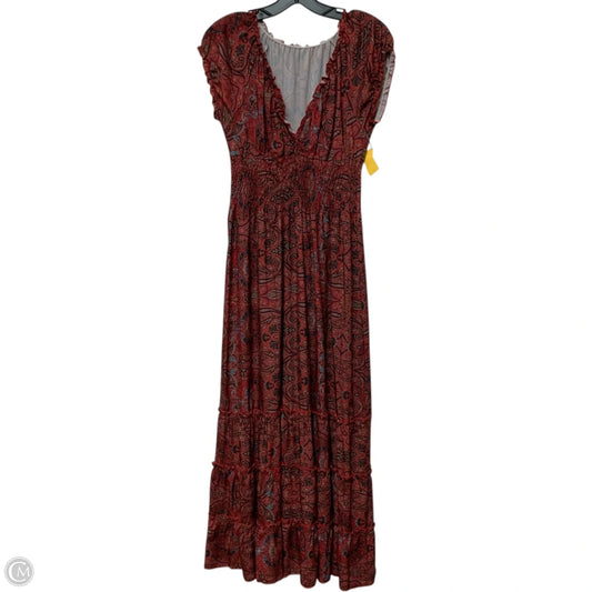 Dress Casual Maxi In Red, Size: S