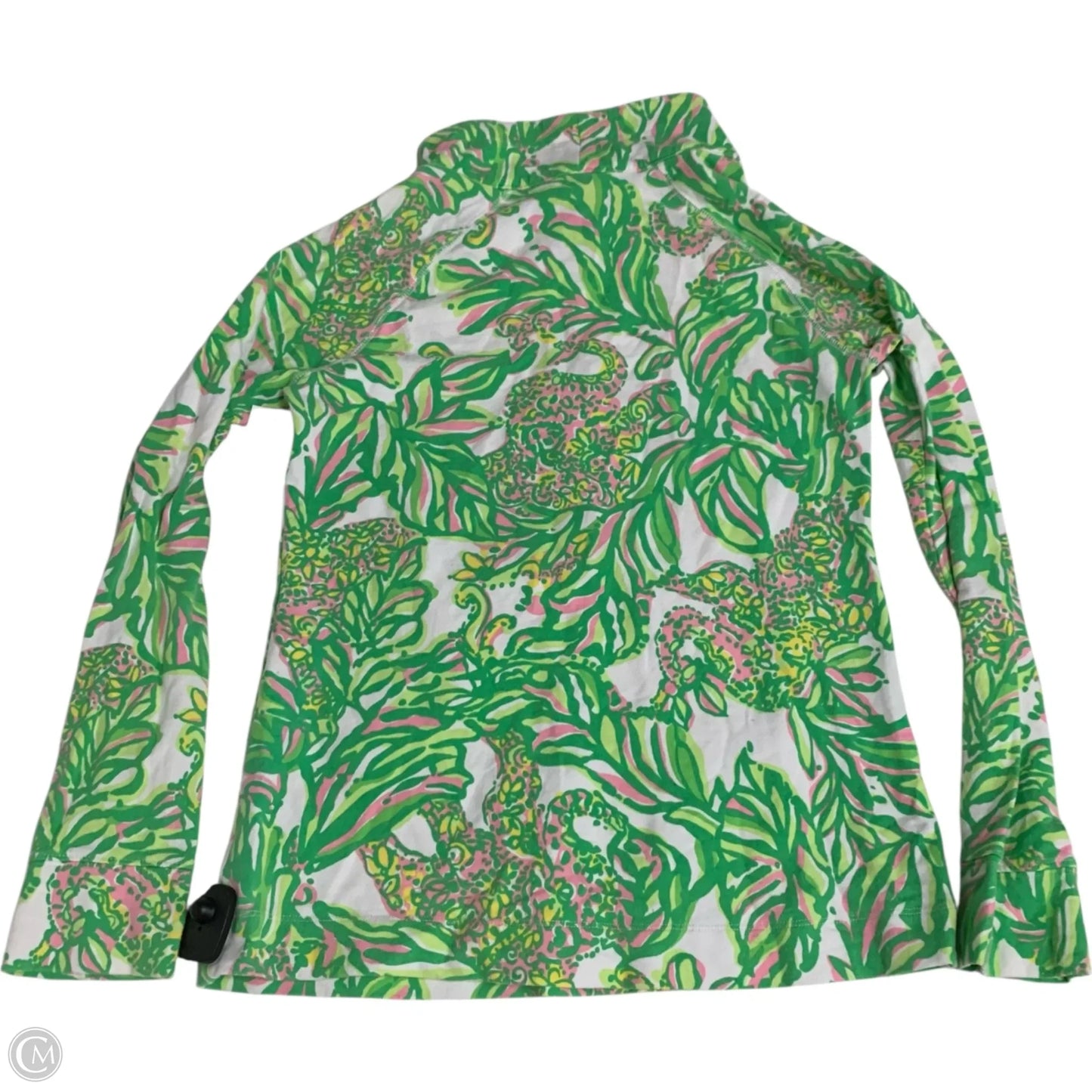 Sweatshirt Designer By Lilly Pulitzer In Green & Pink, Size: S