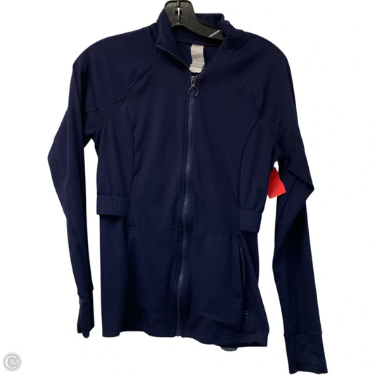 Athletic Jacket By Fabletics In Blue, Size: S