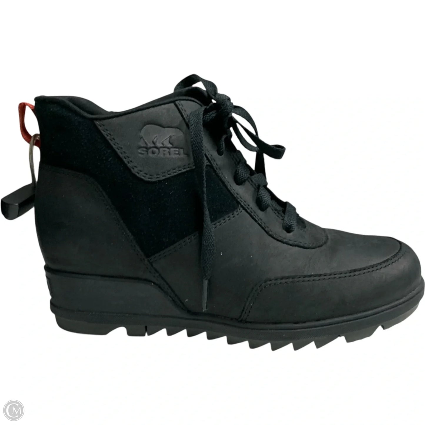 Boots Ankle Heels By Sorel In Black, Size: 7.5