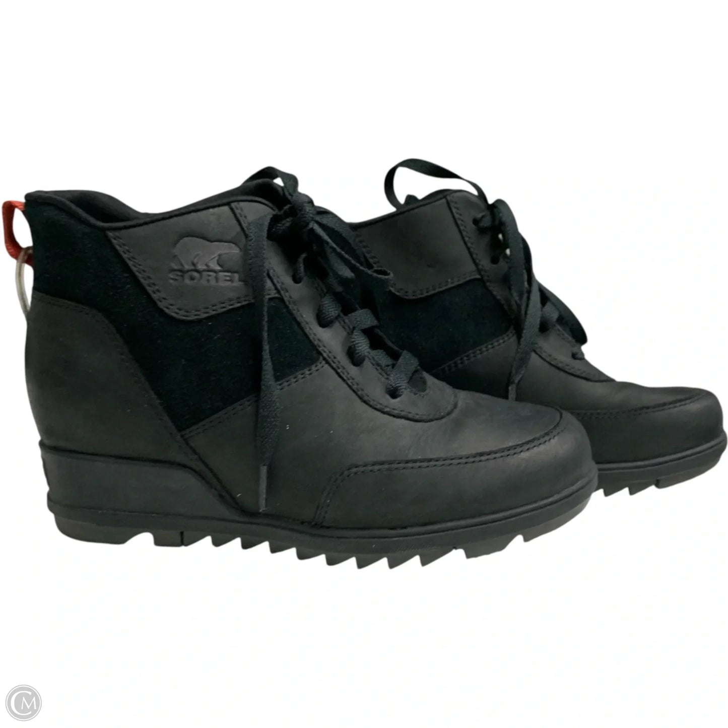 Boots Ankle Heels By Sorel In Black, Size: 7.5