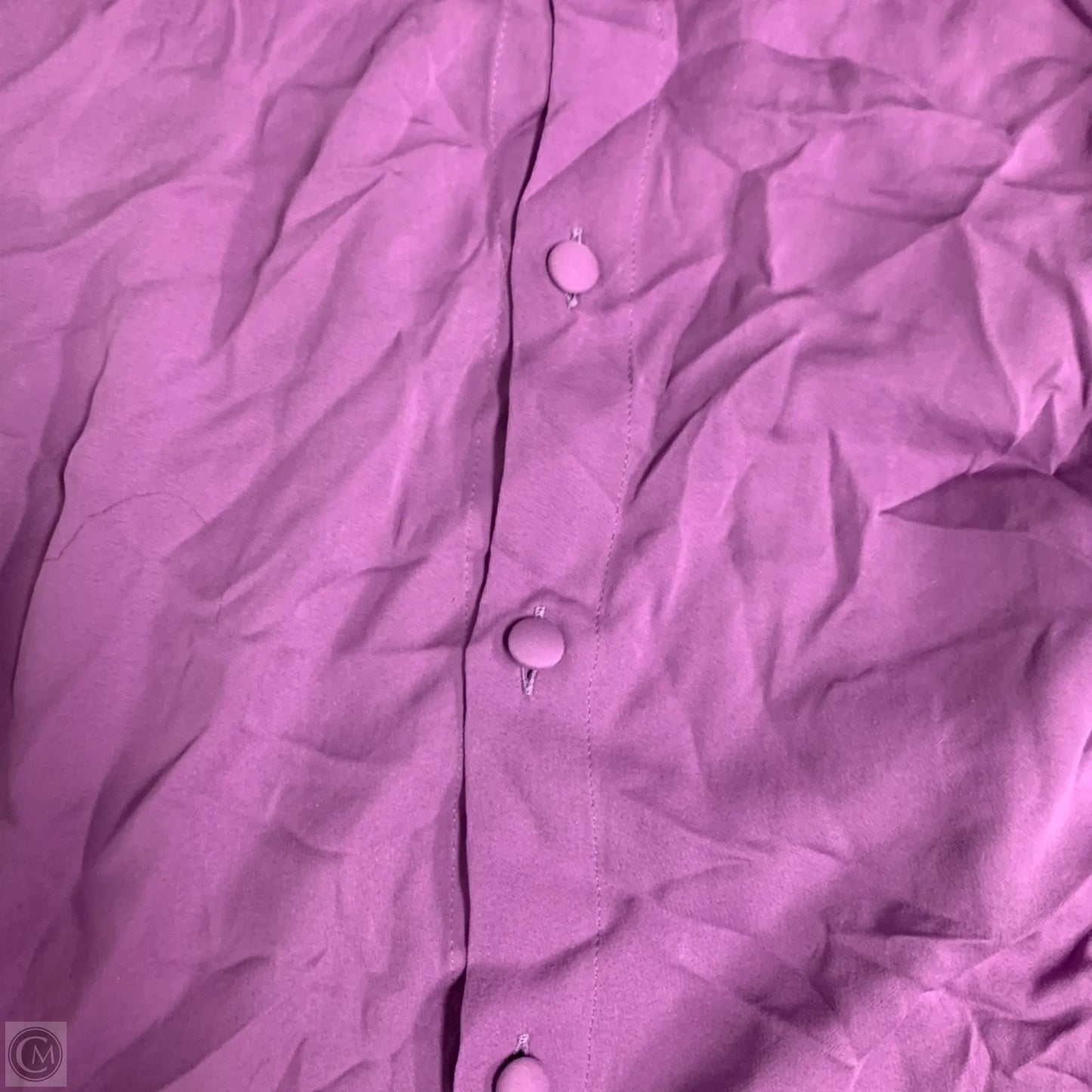 Blouse Luxury Designer By Gucci In Purple, Size: L