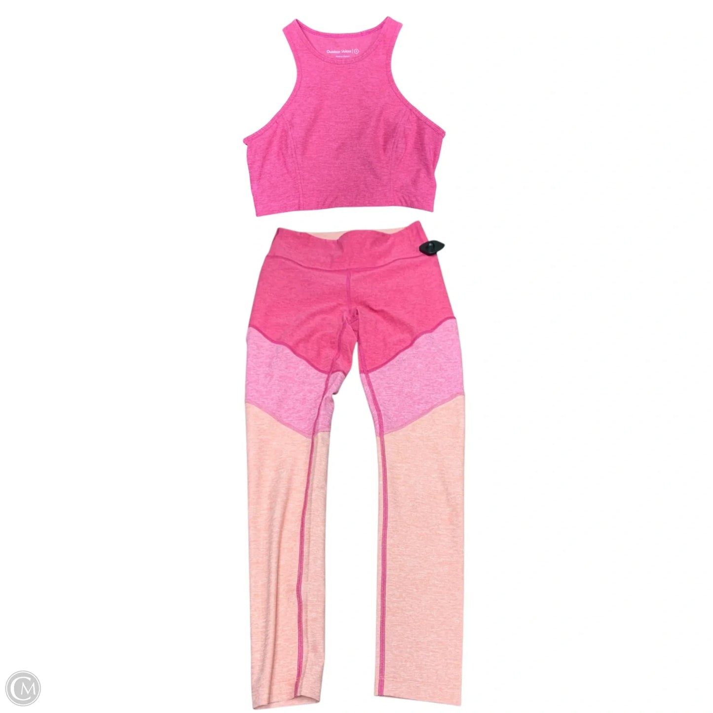 Athletic Pants 2pc By Outdoor Voices In Pink, Size: S