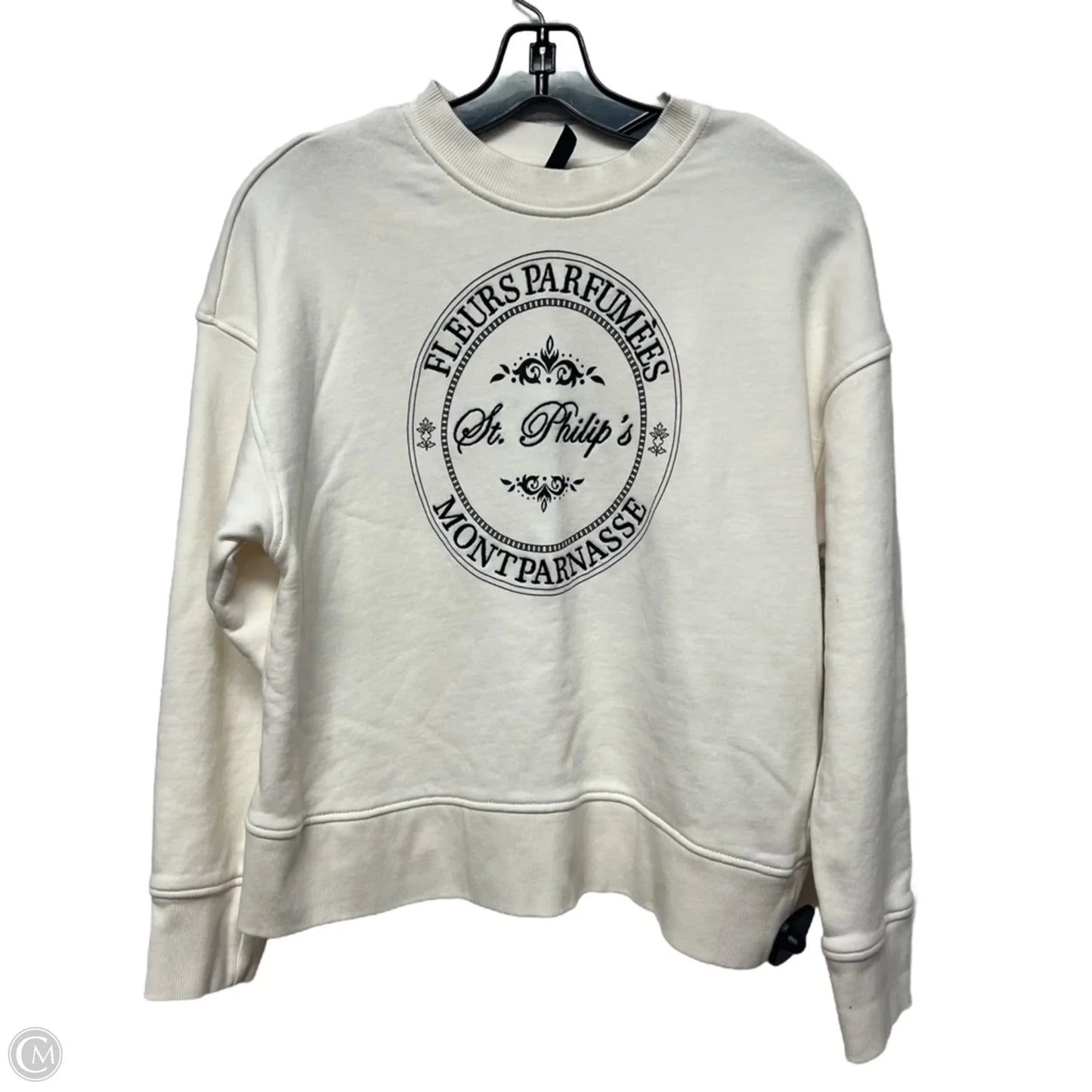 Sweatshirt Crewneck By Divided In White, Size: S