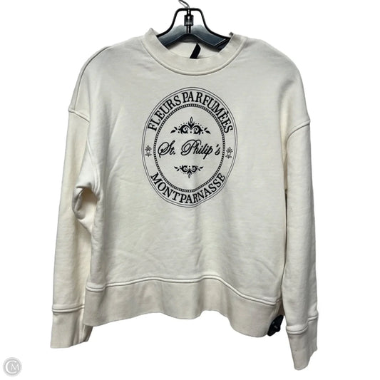Sweatshirt Crewneck By Divided In White, Size: S