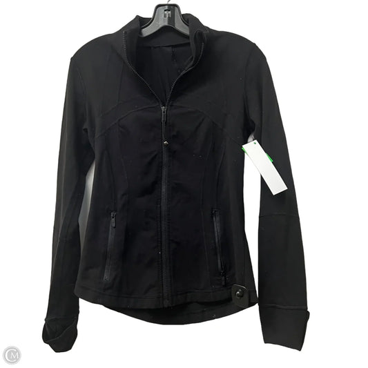 Athletic Jacket By Lululemon In Black, Size: S