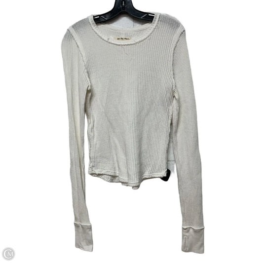 Top Long Sleeve By We The Free In White, Size: M