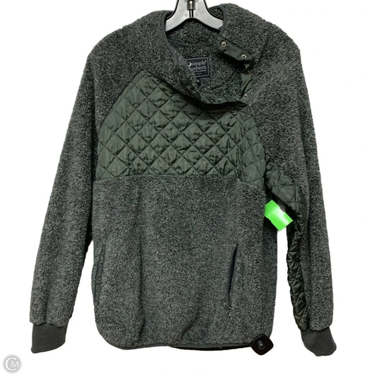 Jacket Faux Fur & Sherpa By Simply Southern In Grey, Size: M