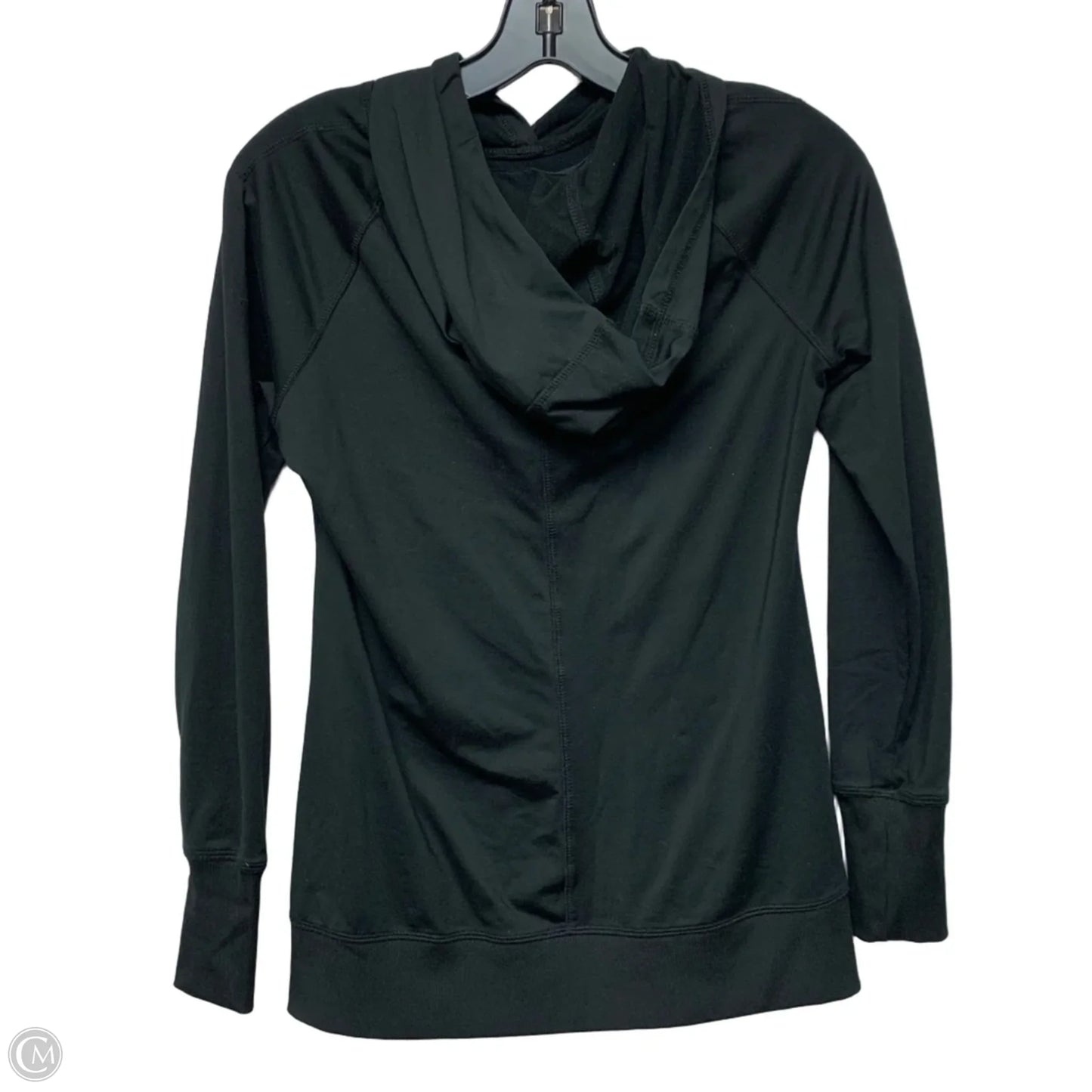 Athletic Sweatshirt Hoodie By Layer 8 In Black, Size: S