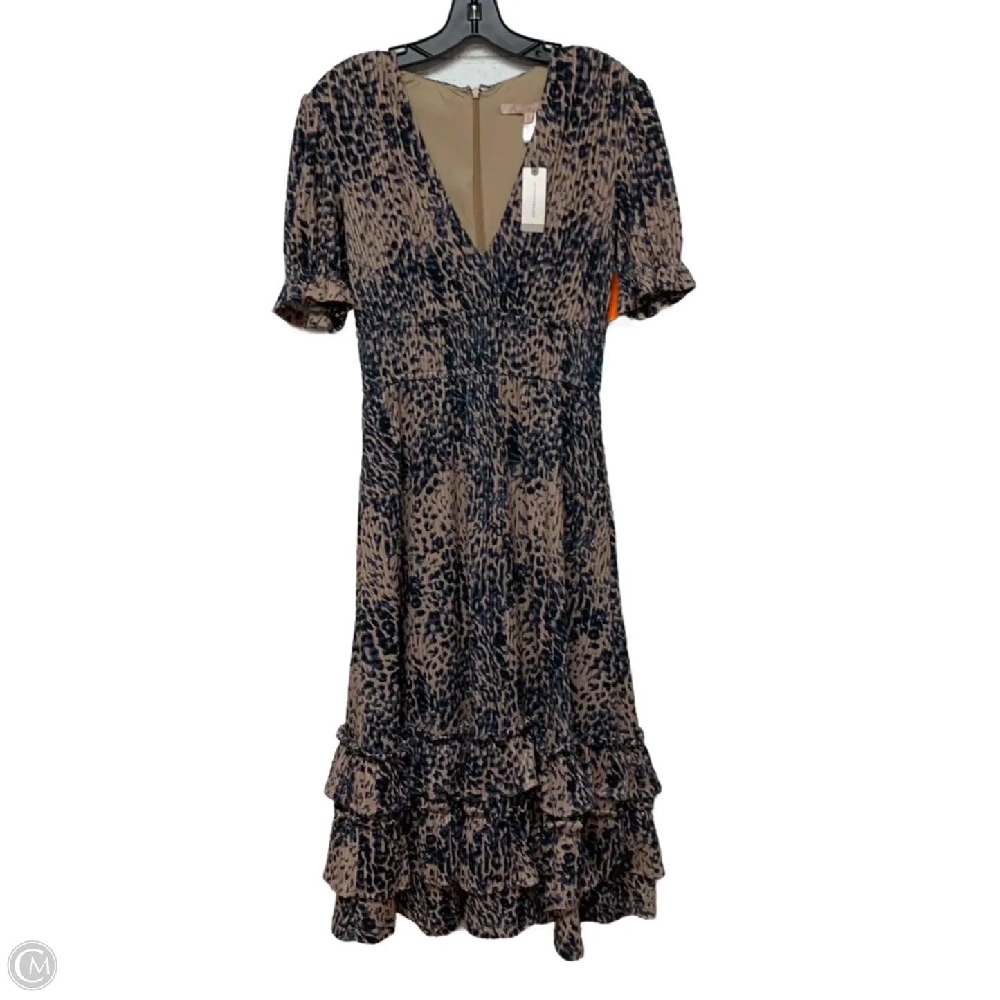 Dress Casual Midi By Hutch In Animal Print, Size: S
