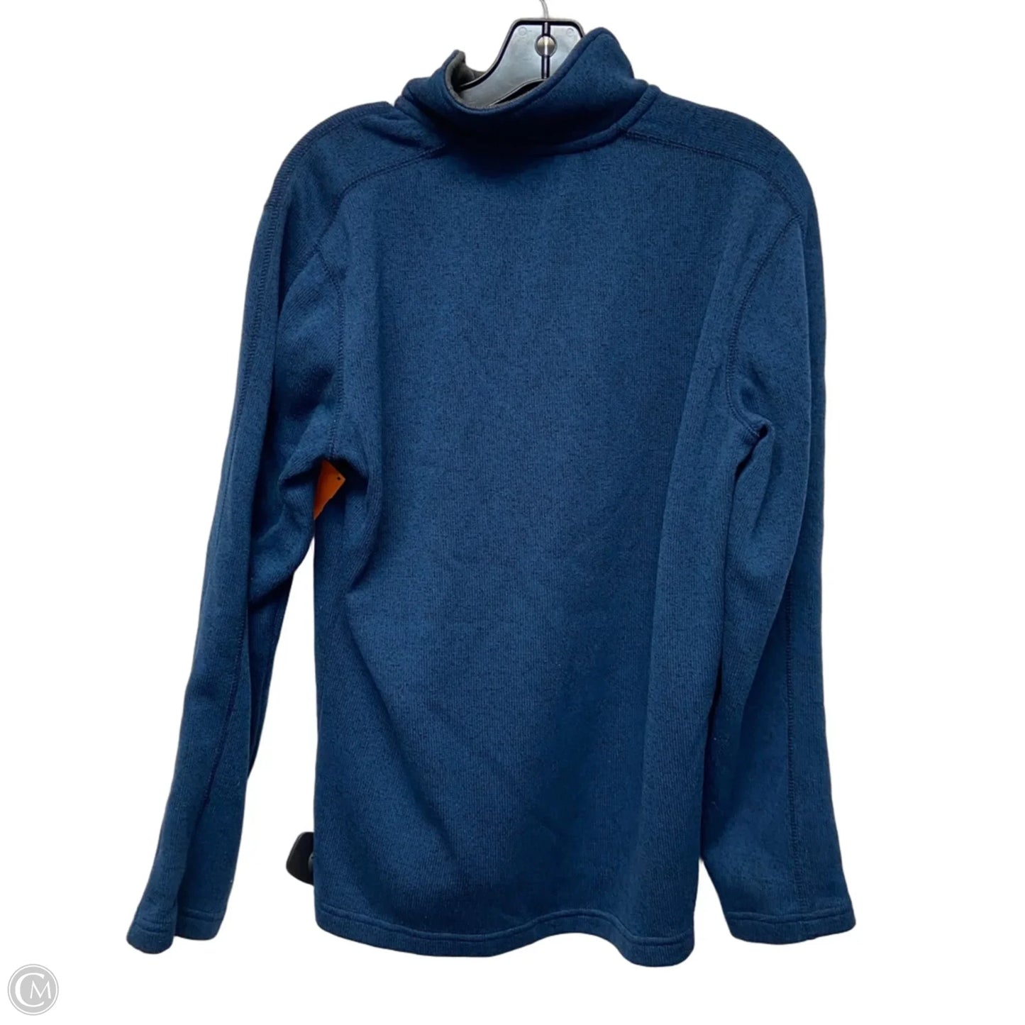 Sweatshirt Collar By Eddie Bauer In Blue, Size: M
