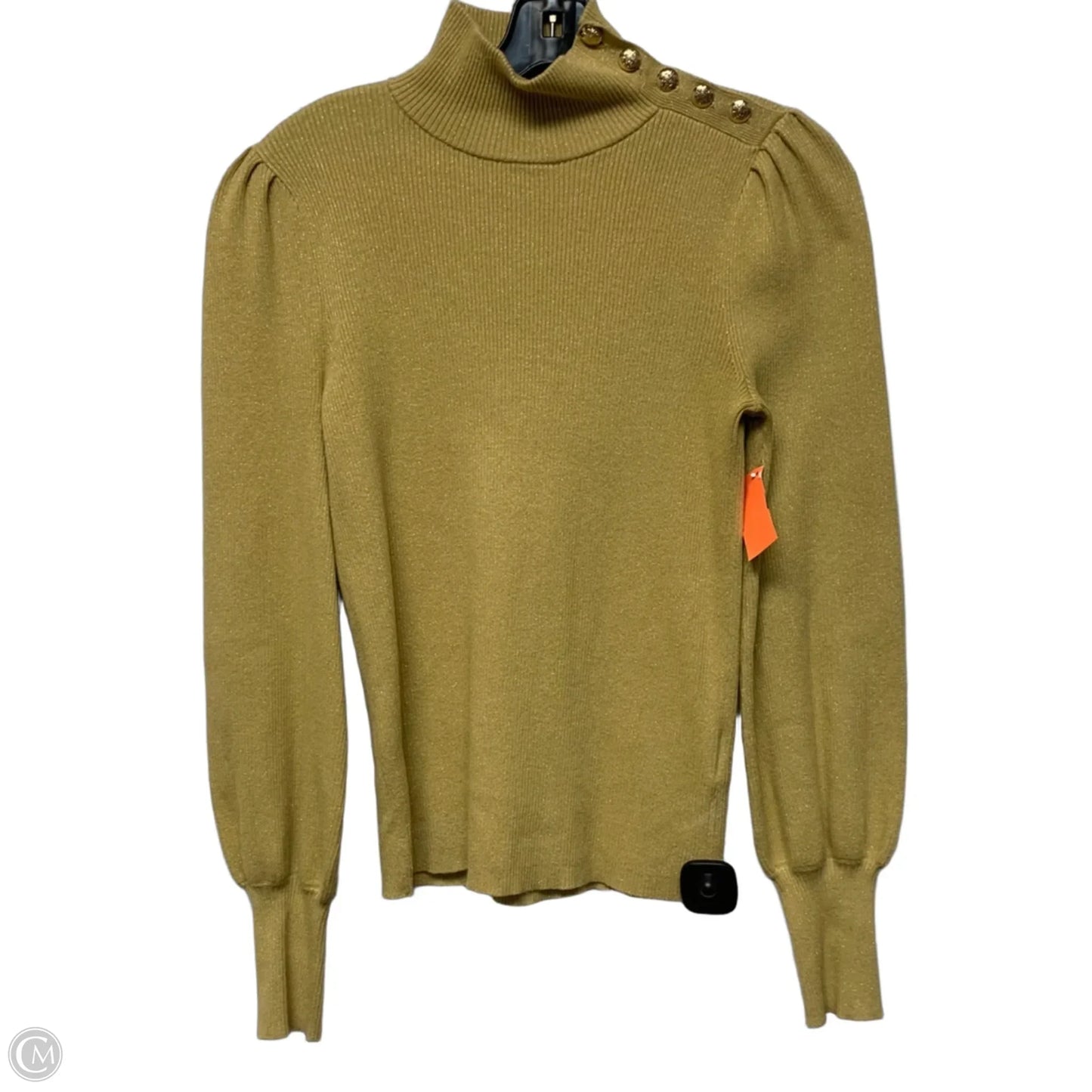 Top Long Sleeve By Lauren By Ralph Lauren In Yellow, Size: M