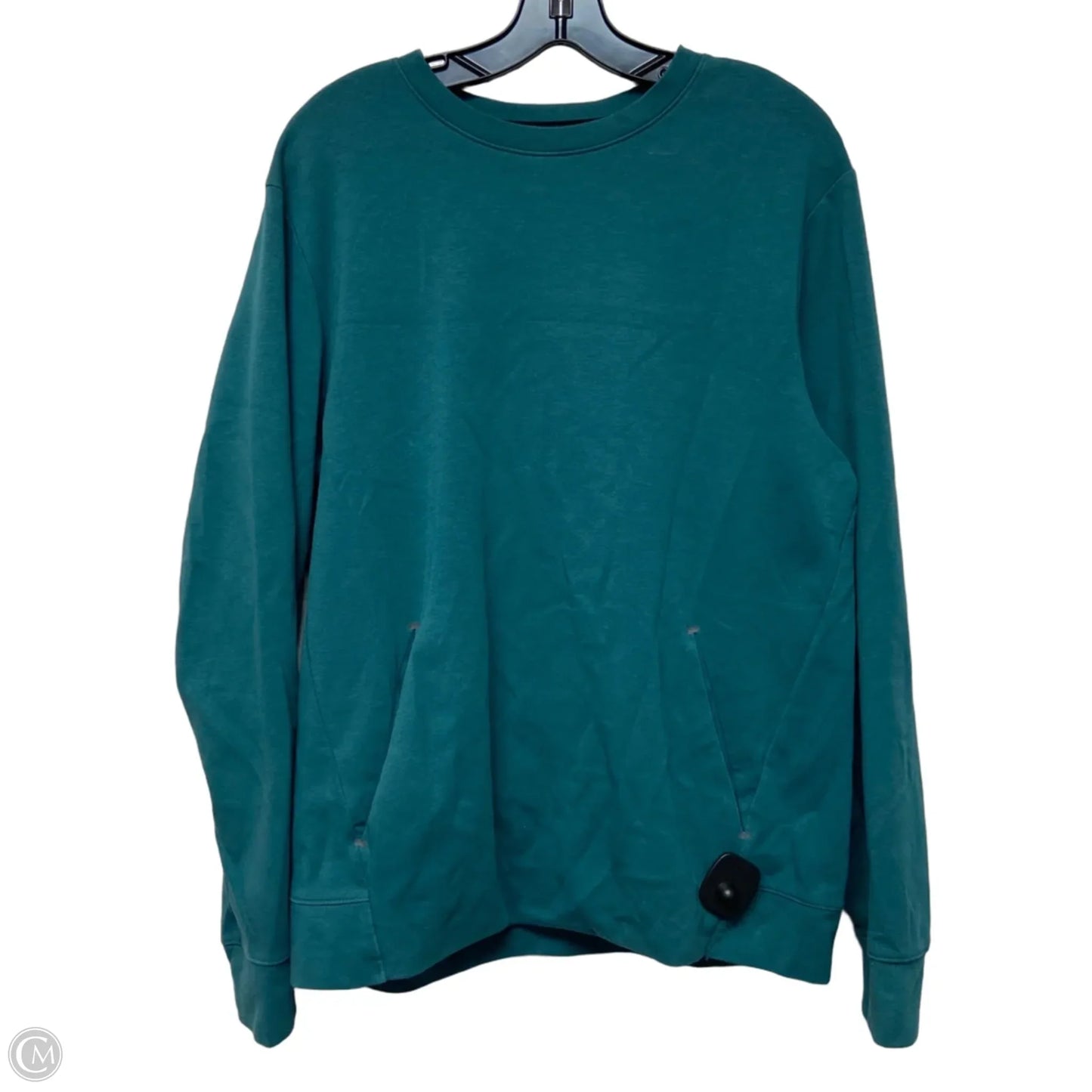 Sweatshirt Crewneck By Old Navy In Teal, Size: L
