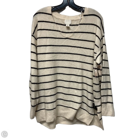 Sweater By H&m In Striped Pattern, Size: Xl