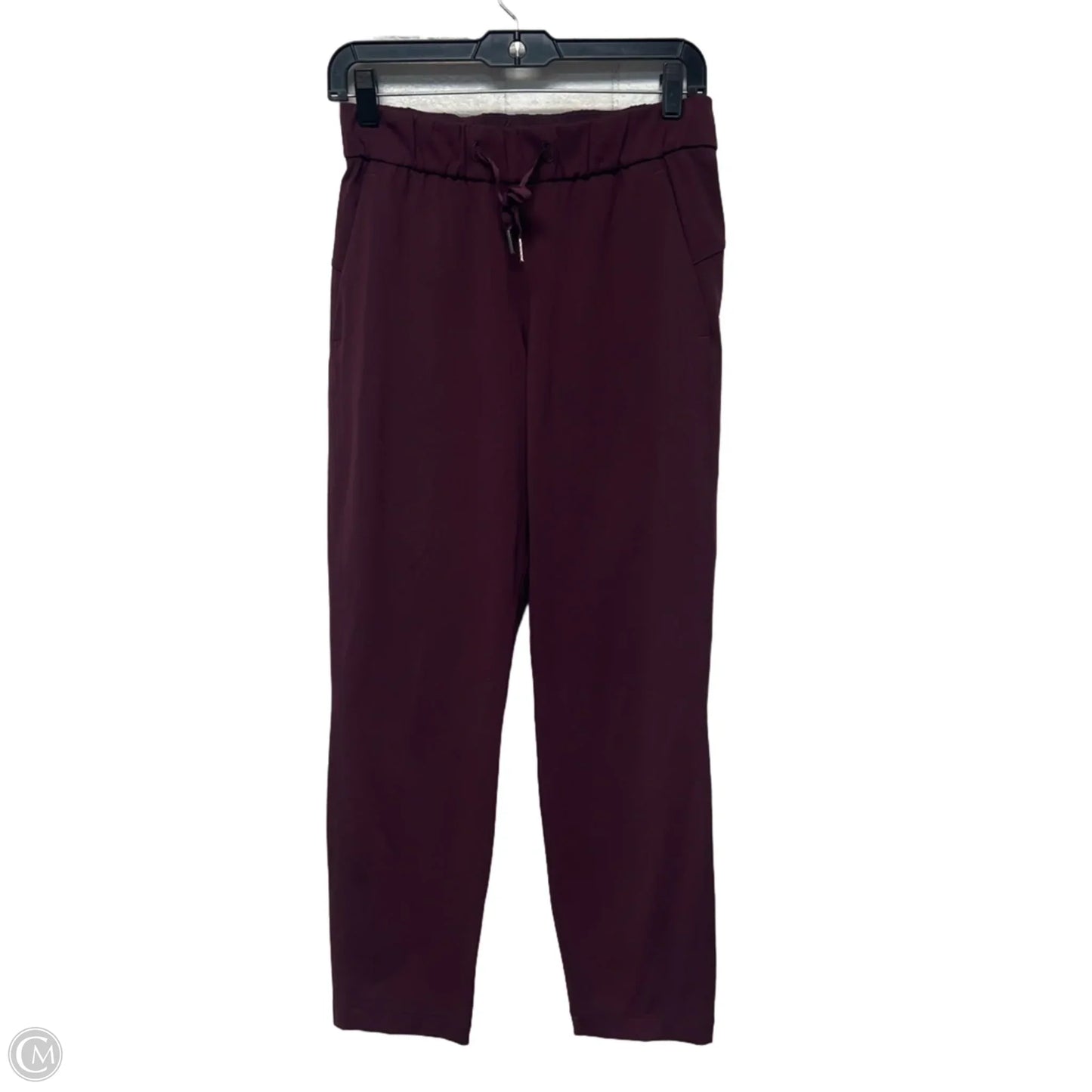 Athletic Pants By Lululemon In Maroon, Size: S