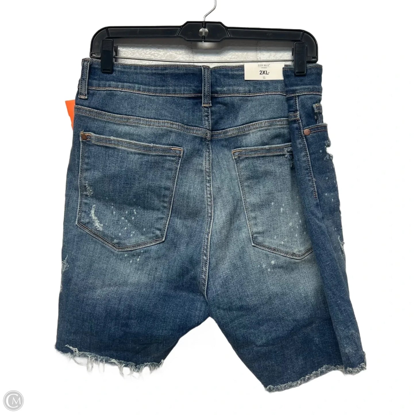 Shorts By Judy Blue In Blue Denim, Size: 2x