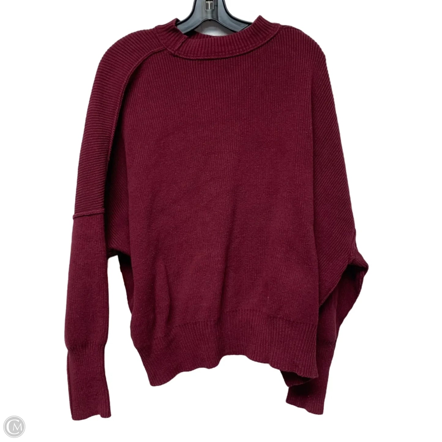 Sweater By Free People In Maroon, Size: Xs
