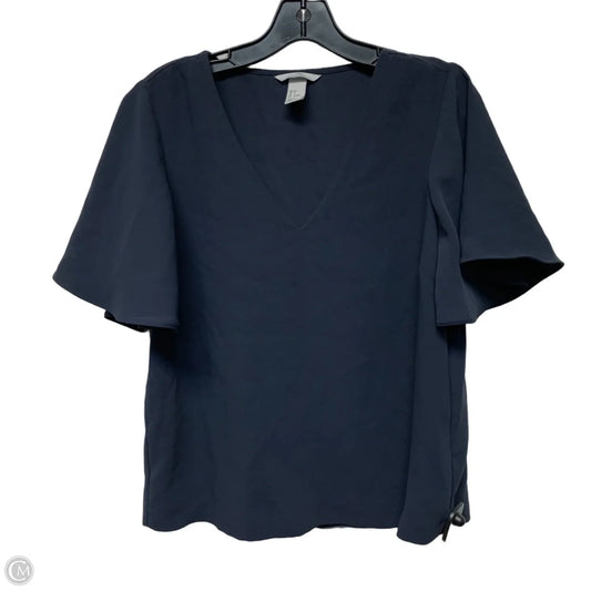 Top Short Sleeve By H&m In Navy, Size: Xs