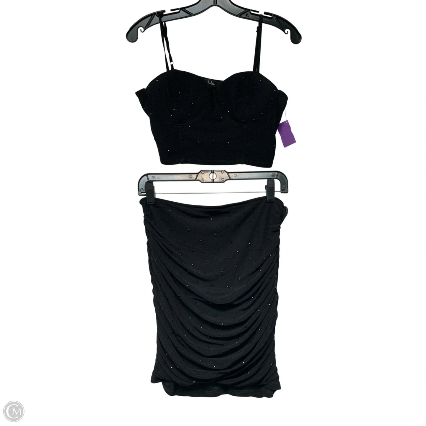 Skirt Set 2pc By Lulus In Black, Size: L