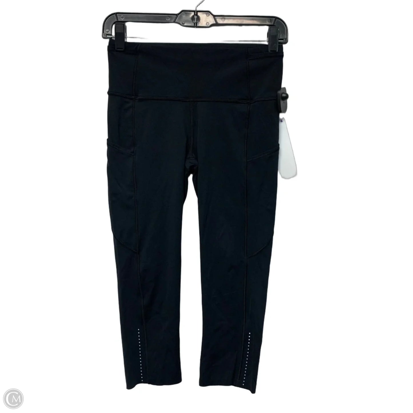 Athletic Leggings Capris By Lululemon In Black, Size: S