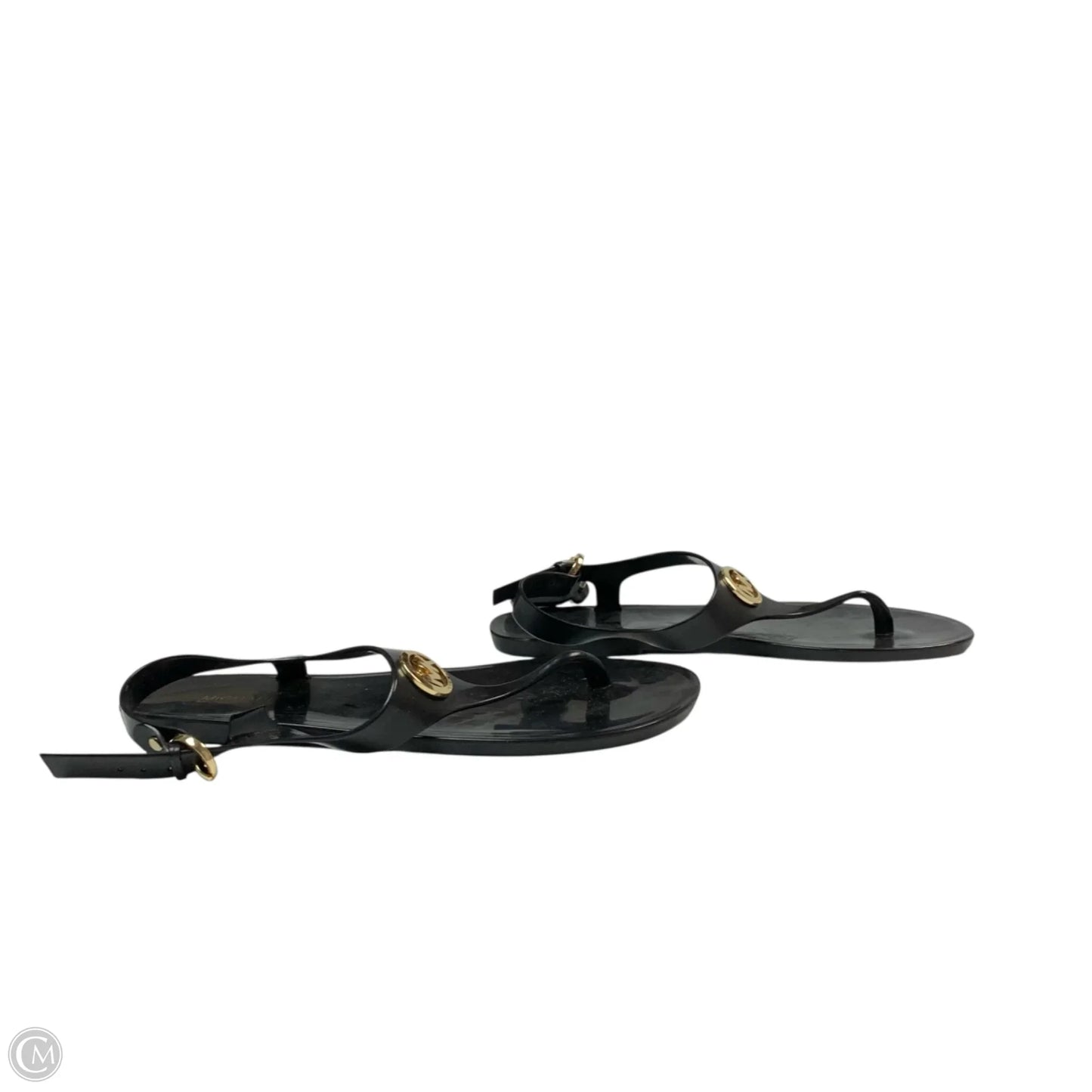 Sandals Flats By Michael By Michael Kors In Black, Size: 7