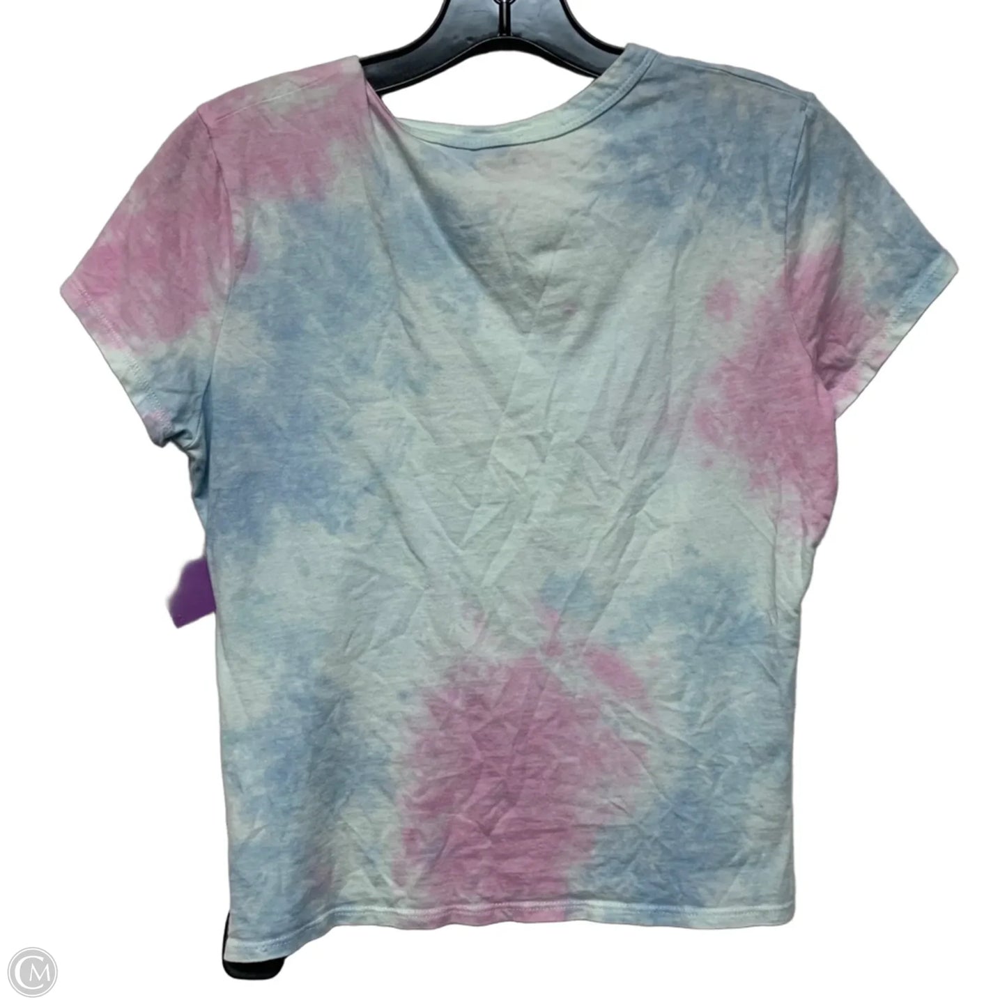Top Short Sleeve By Wild Fable In Tie Dye Print, Size: M