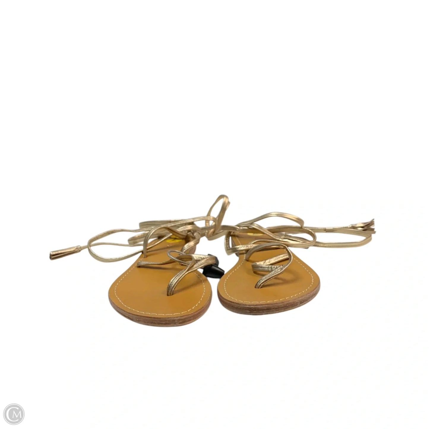Sandals Flats By Pilcro In Gold, Size: 7