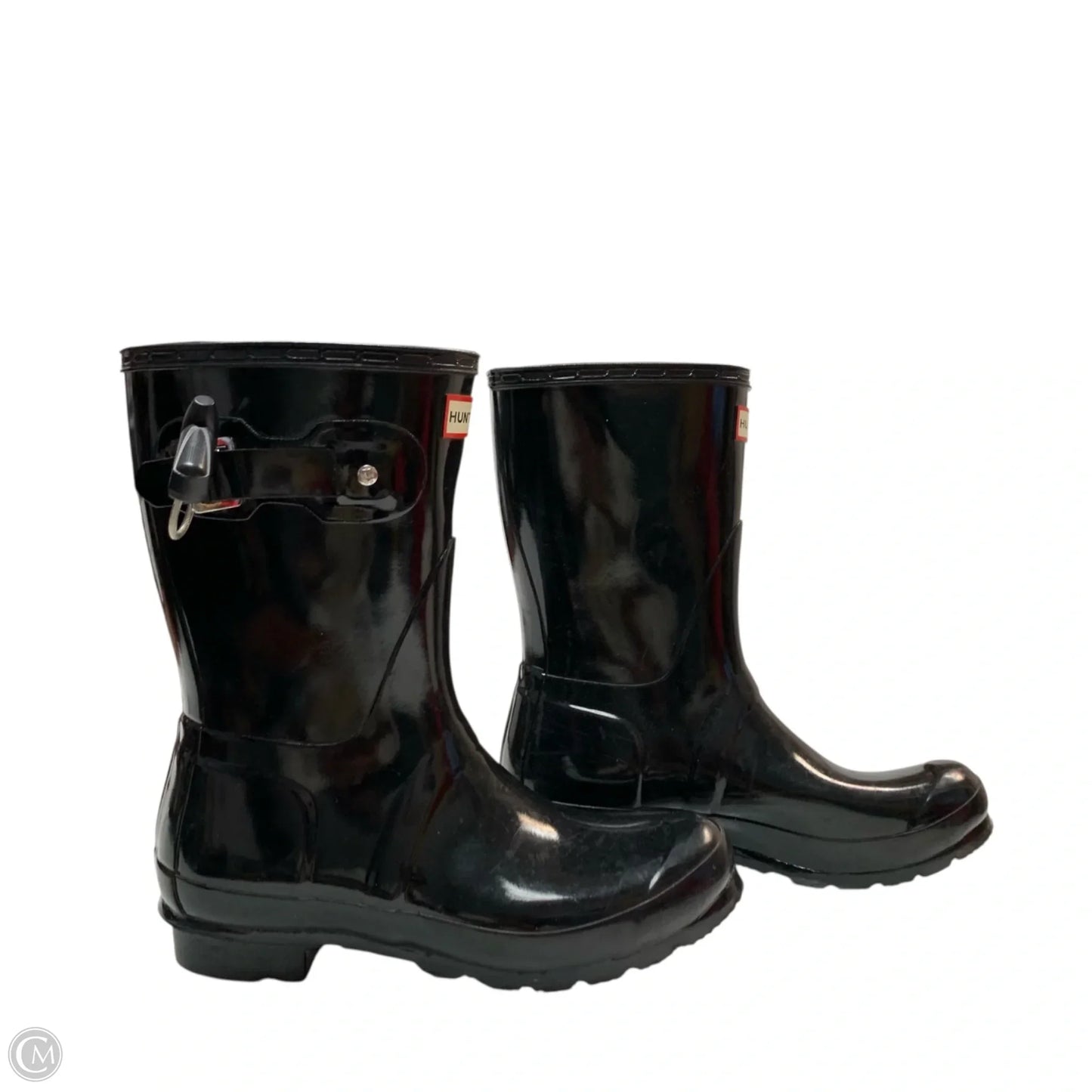 Boots Designer By Hunter In Black, Size: 7