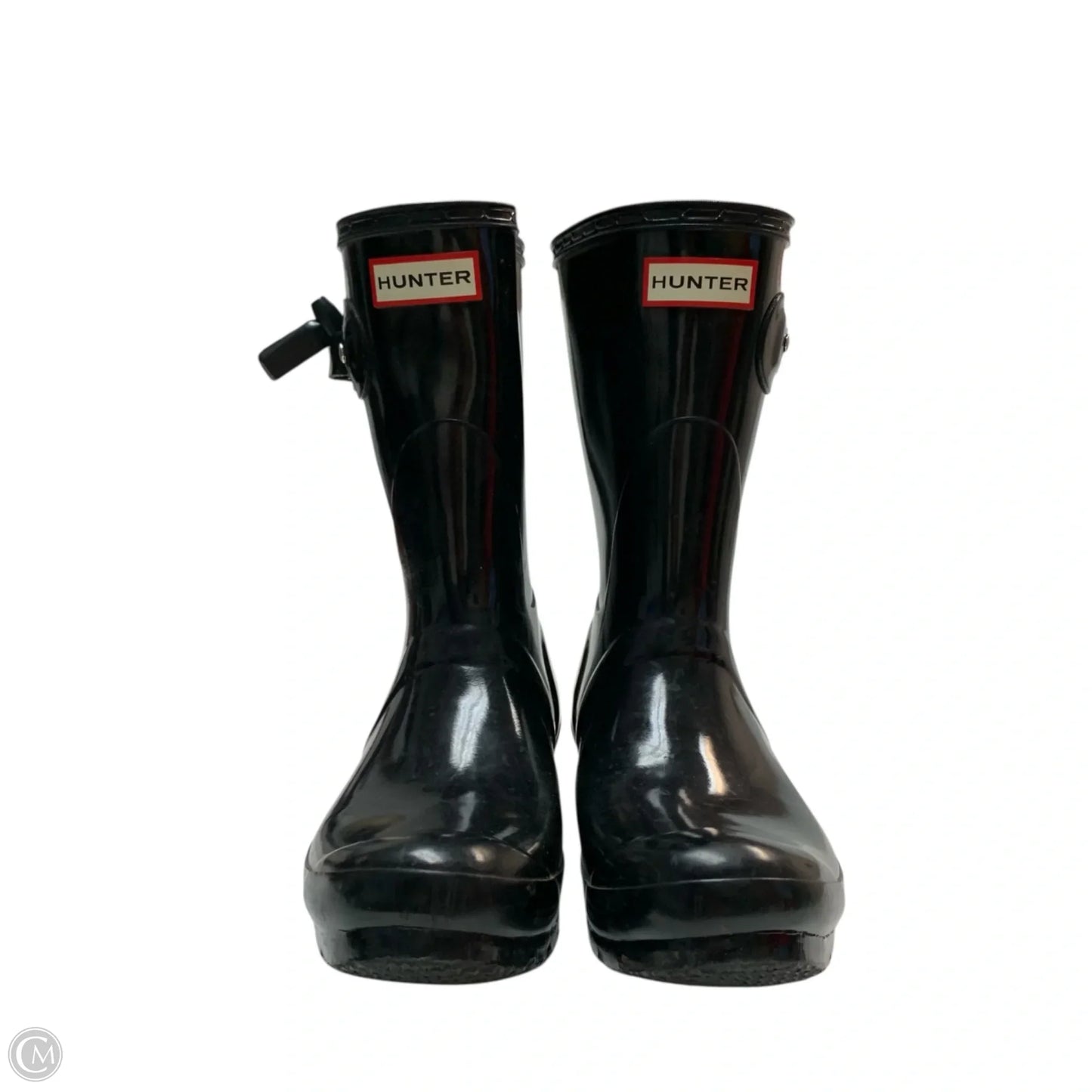 Boots Designer By Hunter In Black, Size: 7