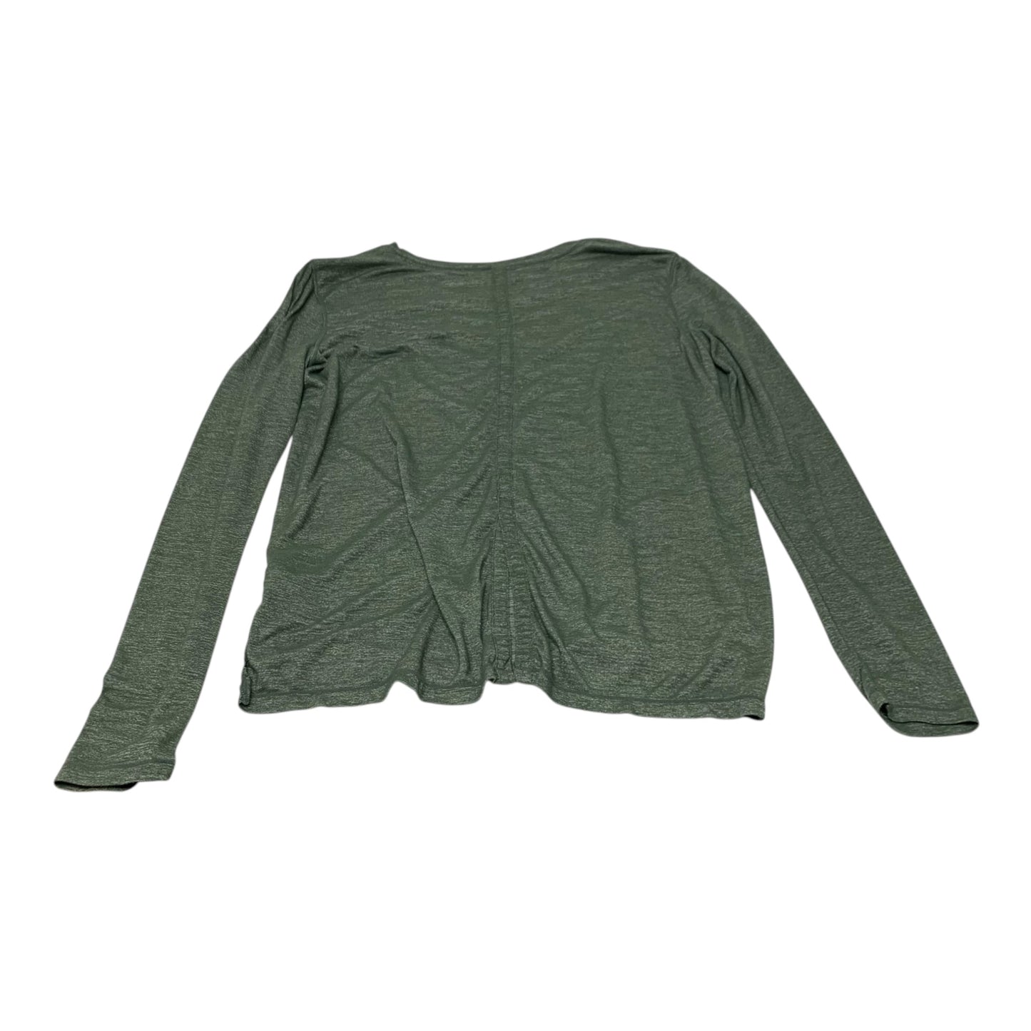 Athletic Top Long Sleeve Crewneck By Athleta In Green, Size: S