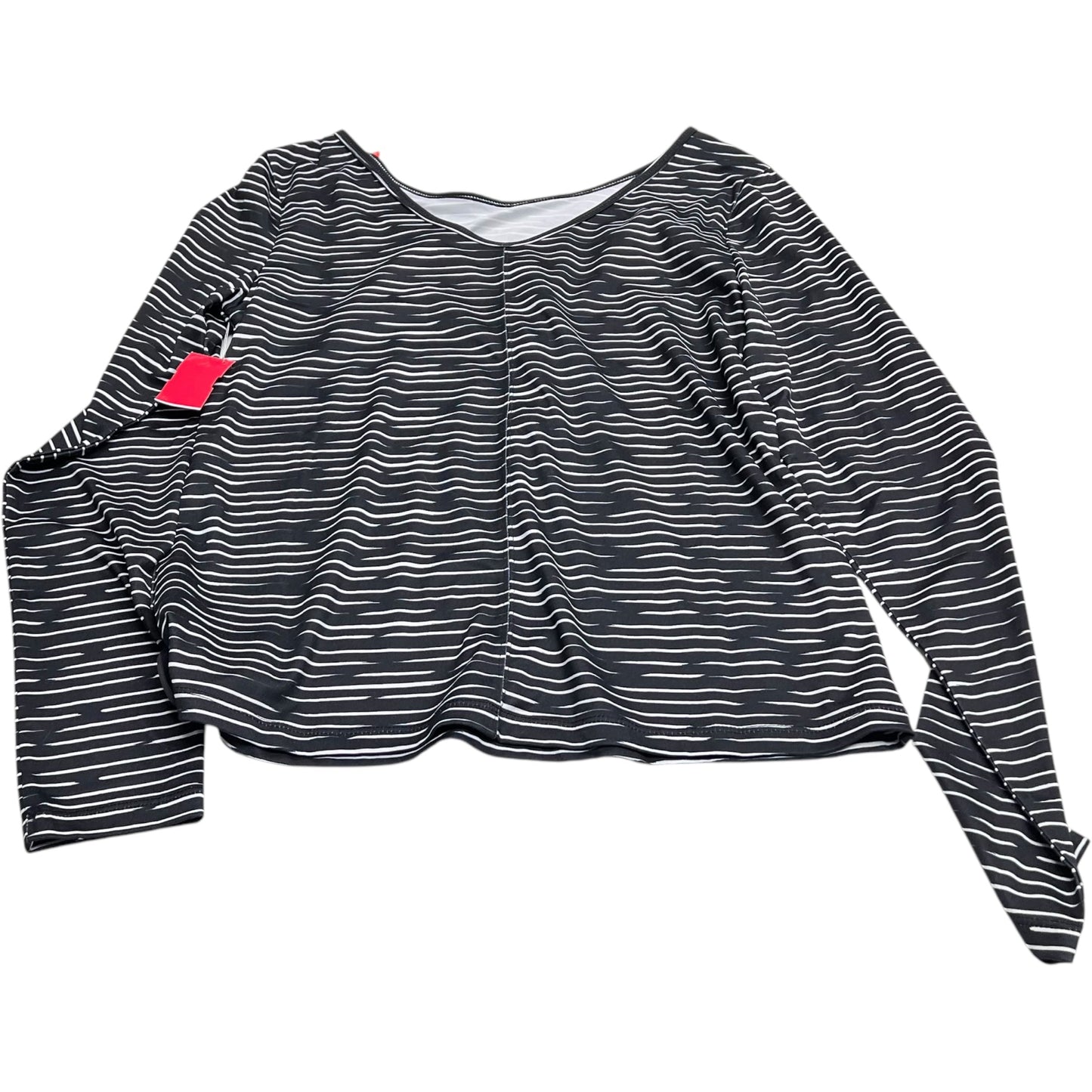 Athletic Top Long Sleeve Crewneck By Oiselle In Black, Size: L